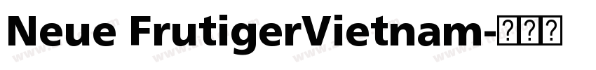 Neue FrutigerVietnam字体转换